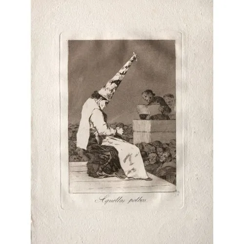 Francisco Goya, Bu Ahtapotlar Romantizm Francisco Goya, Bu Ahtapotlar Romantizm Sanat Akımları Kanvas Efektli Tablo, Resim Kağıdı Baskısı, Reprodüksiyon ve
