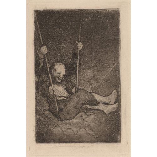 Francisco Goya, Old Man On A Swing Francisco Goya, Old Man On A Swing