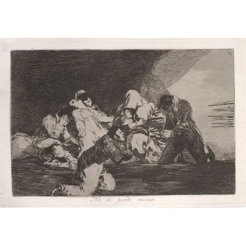 Francisco Goya, One Cant Look Romance Francisco Goya, One Cant Look Romance Art Movements Canvas, Drawing Paper Prints, Reproduction Oil Painting and High Resolution