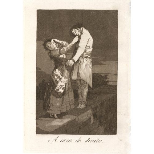 Francisco Goya, Out Hunting For Teeth Francisco Goya, Out Hunting For Teeth