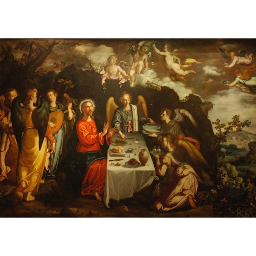 Francisco Goya, Pacheco Christ Çölde Melekler Tarafından Hizmet Francisco Goya, Pacheco Christ Çölde Melekler Tarafından Hizmet
