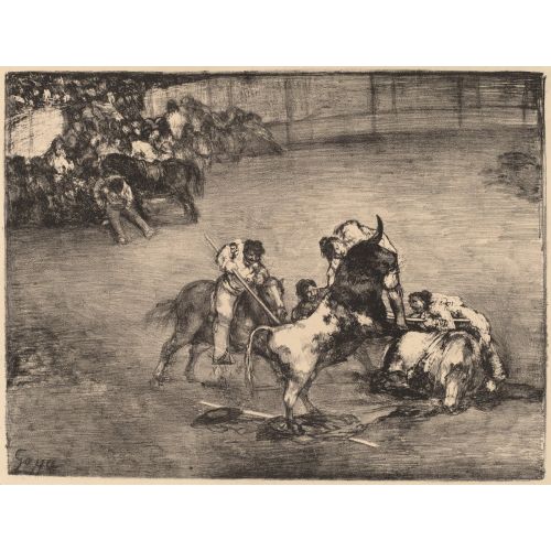 Francisco Goya, Picador Boğa Tarafından Yakalandı Francisco Goya, Picador Boğa Tarafından Yakalandı