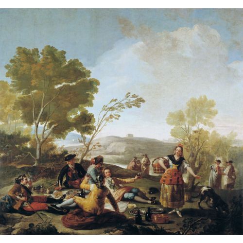 Francisco Goya, Picnic On The Banks Of The Manzanares Francisco Goya, Picnic On The Banks Of The Manzanares