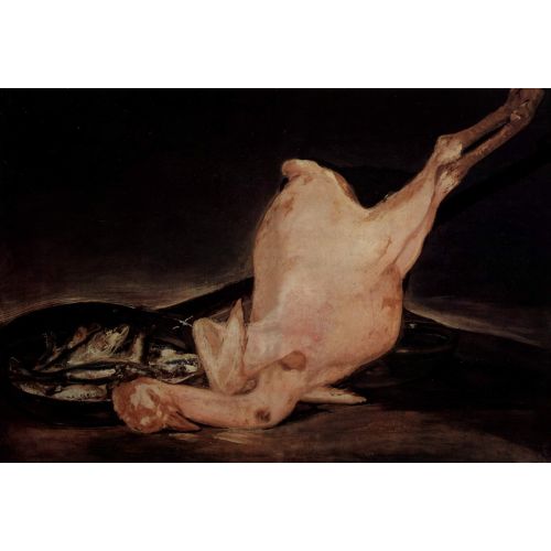 Francisco Goya, Plucked Turkey Francisco Goya, Plucked Turkey