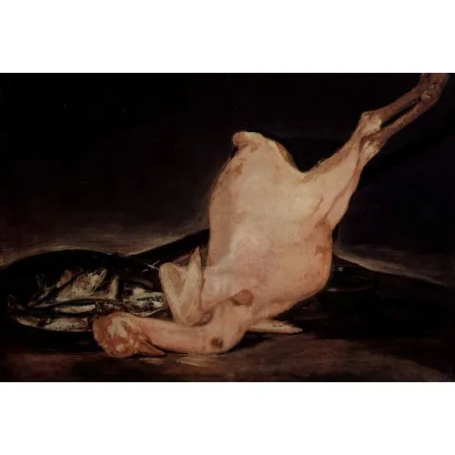 Francisco Goya, Koparılan Hindi Romantizm Francisco Goya, Koparılan Hindi Romantizm Sanat Akımları Kanvas Efektli Tablo, Resim Kağıdı Baskısı, Reprodüksiyon ve