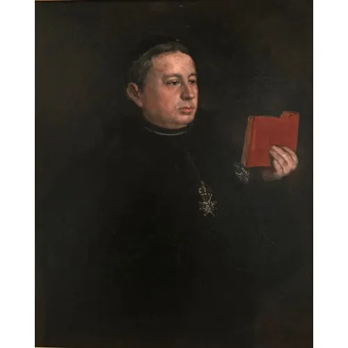 Francisco Goya, Canon D Jose Duaso Portresi Romantizm Sanat Akımları Kanvas Efektli Tablo, Resim Kağıdı Baskısı