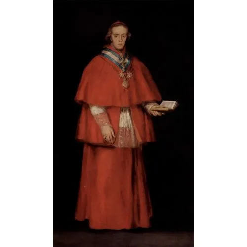 Francisco Goya, Portrait Of Cardinal Luis Maria De Borbon Y Vallabriga Romance Francisco Goya, Portrait Of Cardinal Luis Maria De Borbon Y Vallabriga Romance Art Movements Canvas, Drawing Paper Prints