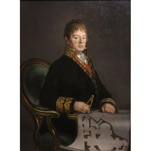 Francisco Goya, Portrait Of Don Juan Antonio Cuervo Romance Francisco Goya, Portrait Of Don Juan Antonio Cuervo Romance Art Movements Canvas, Drawing Paper Prints, Reproduction Oil Painting