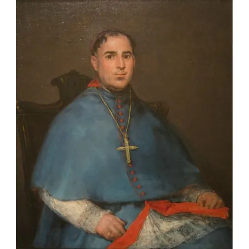 Francisco Goya, Don Miguel Fernandez Portresi Romantizm Sanat Akımları Kanvas Efektli Tablo, Resim Kağıdı Baskısı
