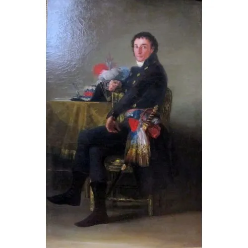 Francisco Goya, Portrait Of Ferdinand Guillemardet Romance Francisco Goya, Portrait Of Ferdinand Guillemardet Romance Art Movements Canvas, Drawing Paper Prints, Reproduction Oil Painting