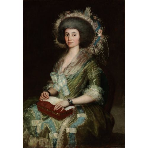 Francisco Goya, Portrait Of Senora Cean Bermudez Francisco Goya, Portrait Of Senora Cean Bermudez