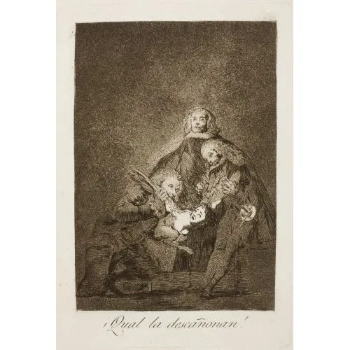 Francisco Goya, Onu Nasıl Kopardılar Romantizm Francisco Goya, Onu Nasıl Kopardılar Romantizm Sanat Akımları Kanvas Efektli Tablo, Resim Kağıdı Baskısı, Reprodüksiyon