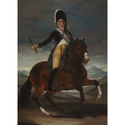 Francisco Goya, Retrato Ecuestre De Fernando VII Francisco Goya, Retrato Ecuestre De Fernando VII
