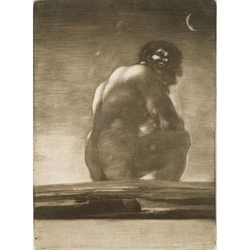 Francisco Goya, Seated Giant Francisco Goya, Seated Giant