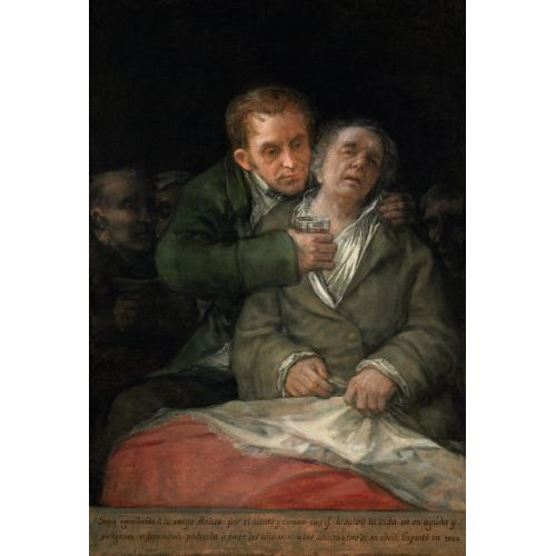 Francisco Goya, Self Portrait With Dr Arrieta Mia Francisco Goya, Self Portrait With Dr Arrieta Mia