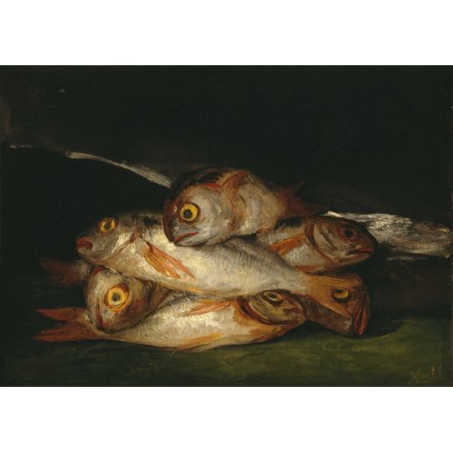 Francisco Goya, Altın Çipura İle Natürmort Francisco Goya, Altın Çipura İle Natürmort