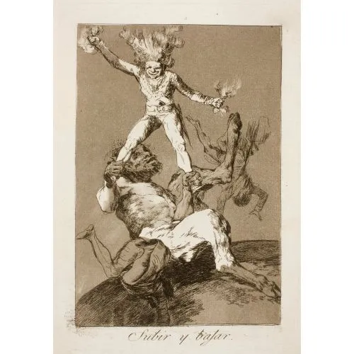 Francisco Goya, Subir Y Bajar Romance Francisco Goya, Subir Y Bajar Romance Art Movements Canvas, Drawing Paper Prints, Reproduction Oil Painting and High Resolution