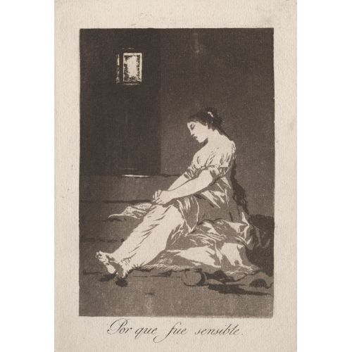 Francisco Goya, The Because She Was Susceptible Francisco Goya, The Because She Was Susceptible