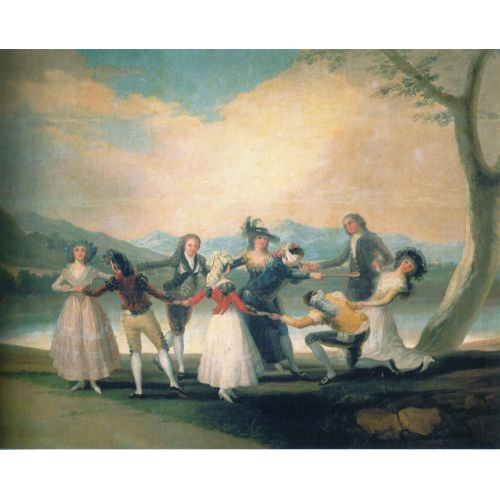 Francisco Goya, The Blindfold Game Francisco Goya, The Blindfold Game