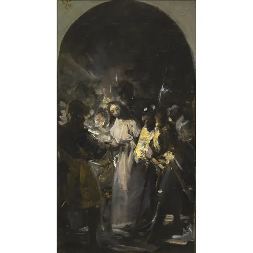 Francisco Goya, Mesihin Tutuklanması Romantizm Francisco Goya, Mesihin Tutuklanması Romantizm Sanat Akımları Kanvas Efektli Tablo, Resim Kağıdı Baskısı, Reprodüksiyon
