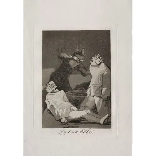 Francisco Goya, Çinliler Romantizm Sanat Akımları Kanvas Efektli Tablo, Resim Kağıdı Baskısı, Reprodüksiyon ve Yüksek