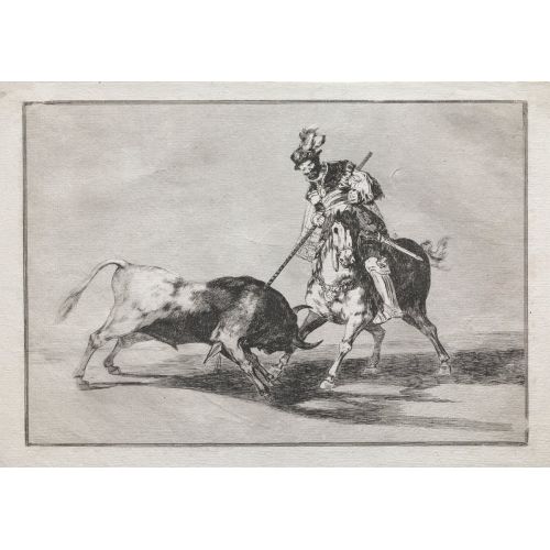 Francisco Goya, The Cid Campeador Spearing Another Bull Francisco Goya, The Cid Campeador Spearing Another Bull