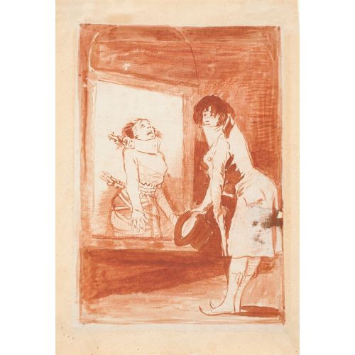 Francisco Goya, The Dandy's Torture Francisco Goya, The Dandy's Torture