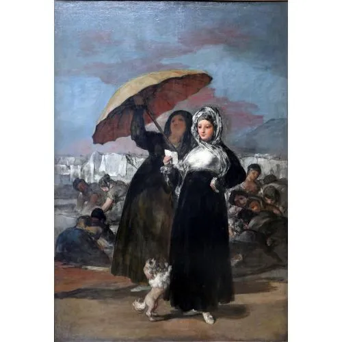 Francisco Goya, Gençlik Mektubu Romantizm Sanat Akımları Kanvas Efektli Tablo, Resim Kağıdı Baskısı, Reprodüksiyon ve