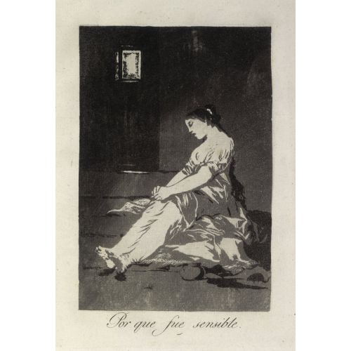 Francisco Goya, Hassas Olduğu İçin Francisco Goya, Hassas Olduğu İçin