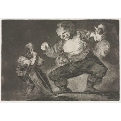 Francisco Goya, The Proverbs Simpleton Romance Francisco Goya, The Proverbs Simpleton Romance Art Movements Canvas, Drawing Paper Prints, Reproduction Oil Painting and High