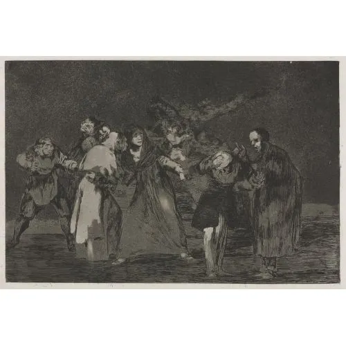 Francisco Goya, Atasözleri Yaraları Aceleci Sözlerden Daha Çabuk İyileşir Romantizm Sanat Akımları Kanvas Efektli Tablo