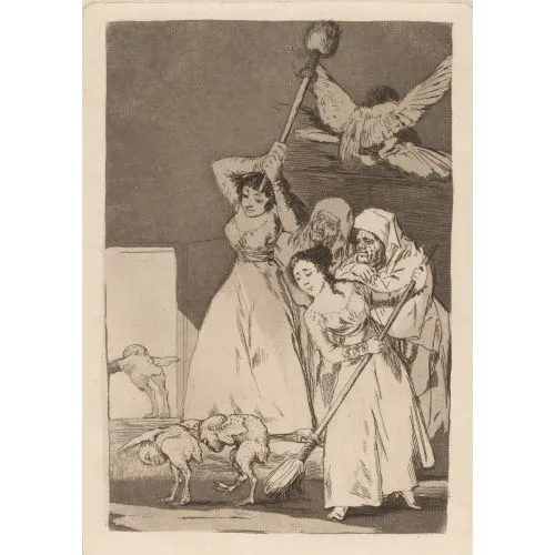 Francisco Goya, Koparıp Gittiler Romantizm Francisco Goya, Koparıp Gittiler Romantizm Sanat Akımları Kanvas Efektli Tablo, Resim Kağıdı Baskısı, Reprodüksiyon ve