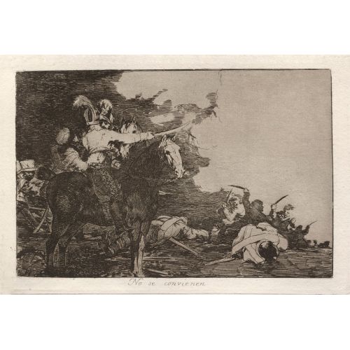 Francisco Goya, They Do Not Agree Francisco Goya, They Do Not Agree
