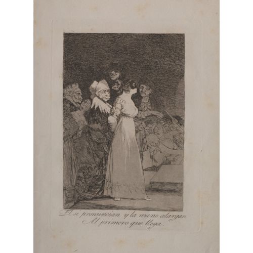 Francisco Goya, They Say Yes And Give Their Hand To The First Comer Francisco Goya, They Say Yes And Give Their Hand To The First Comer