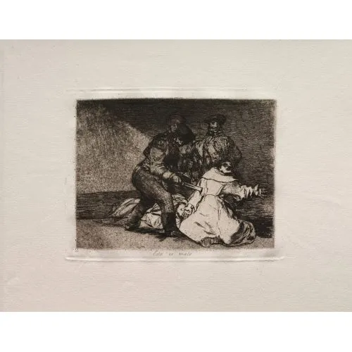 Francisco Goya, Bu Kötü Romantizm Francisco Goya, Bu Kötü Romantizm Sanat Akımları Kanvas Efektli Tablo, Resim Kağıdı Baskısı, Reprodüksiyon ve Yüksek