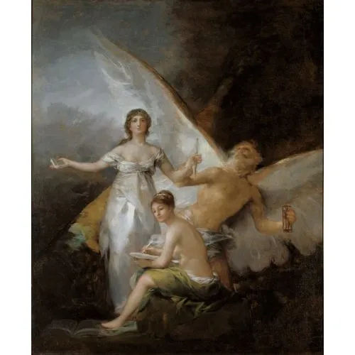 Francisco Goya, Gerçek Zaman Ve Tarih Romantizm Francisco Goya, Gerçek Zaman Ve Tarih Romantizm Sanat Akımları Kanvas Efektli Tablo, Resim Kağıdı Baskısı, Reprodüksiyon