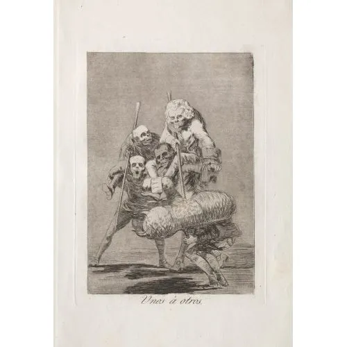 Francisco Goya, What One Does To Another Romance Francisco Goya, What One Does To Another Romance Art Movements Canvas, Drawing Paper Prints, Reproduction Oil Painting and High
