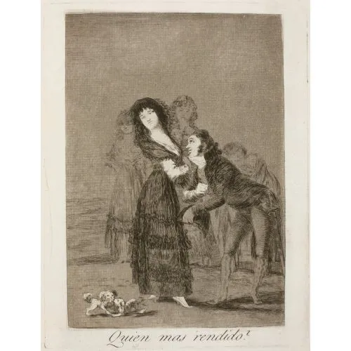 Francisco Goya, Kim Daha Fazla Teslim Oldu Romantizm Francisco Goya, Kim Daha Fazla Teslim Oldu Romantizm Sanat Akımları Kanvas Efektli Tablo, Resim Kağıdı Baskısı