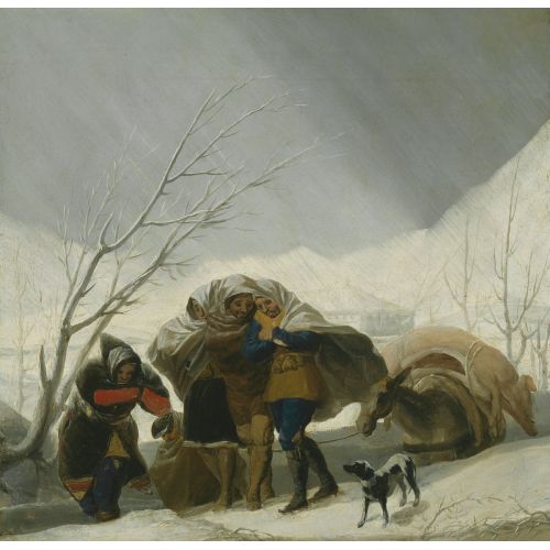 Francisco Goya, Winter Scene Francisco Goya, Winter Scene