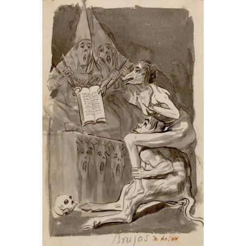 Francisco Goya, Witches Preparing To Fly Francisco Goya, Witches Preparing To Fly