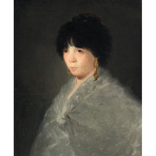 Francisco Goya, Woman In A Grey Shawl Francisco Goya, Woman In A Grey Shawl