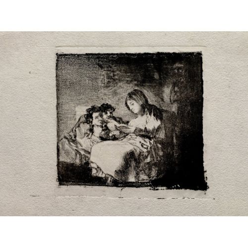 Francisco Goya, Woman Reading To Two Children Francisco Goya, Woman Reading To Two Children