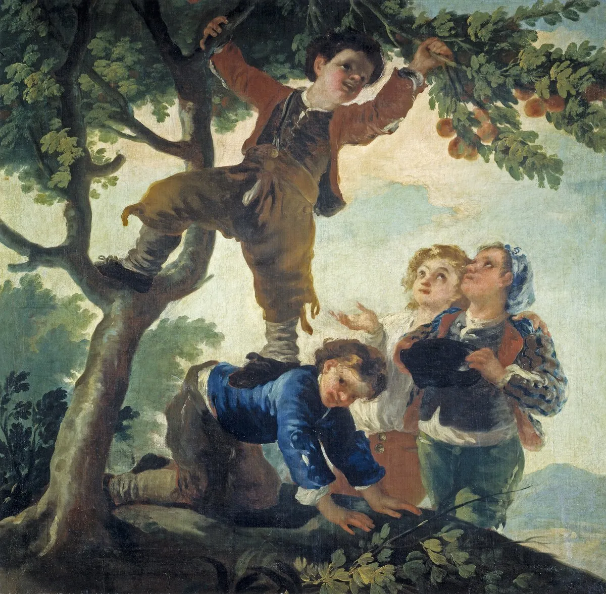 Francisco Goya, Meyve Toplama Çocuklar | Arthipo