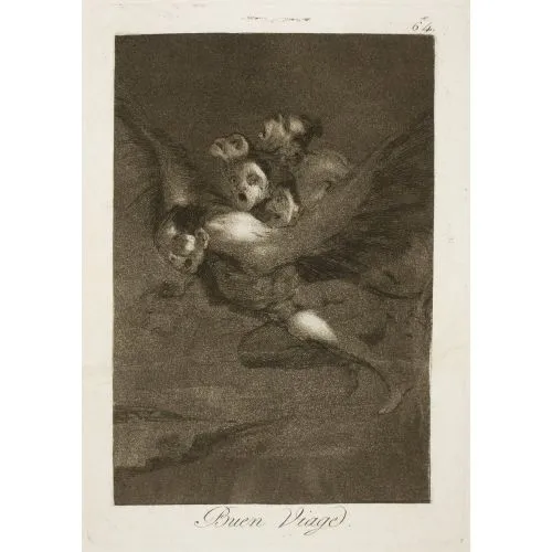Francisco Goya, İyi Yolculuklar Romantizm Sanat Akımları Kanvas Efektli Tablo, Resim Kağıdı Baskısı, Reprodüksiyon ve