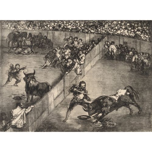 Francisco Goya, Bullfight In A Divided Ring Francisco Goya, Bullfight In A Divided Ring