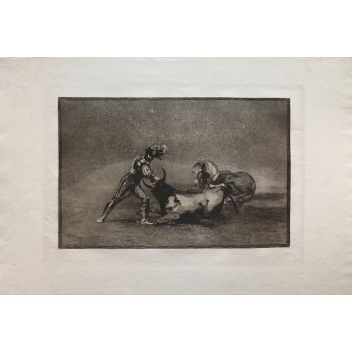 Francisco Goya, Bullfights A Spanish Knight Kills The Bull After Having Lost His Horse
