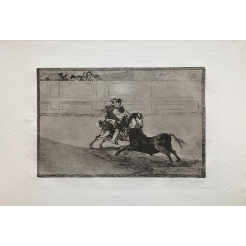 Francisco Goya, Bullfights A Spanish Mounted Knight In The Ring Breaking Short Spears Without The Help Of Assistants Francisco Goya, Bullfights A Spanish Mounted Knight In The Ring Breaking Short Spears Without The Help Of Assistants