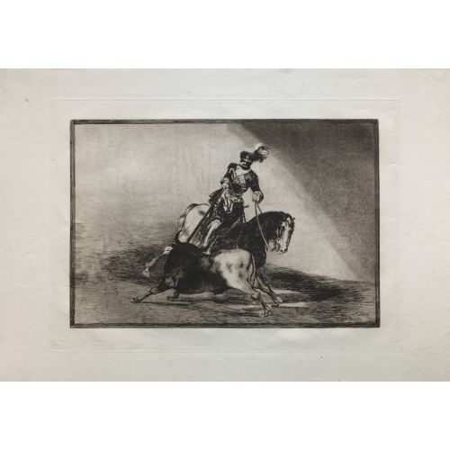Francisco Goya, Bullfights Charles V Spearing A Bull Francisco Goya, Bullfights Charles V Spearing A Bull