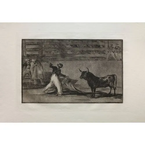 Francisco Goya, Bullfights Origin Of The Harpoons Or Banderillas Romance Francisco Goya, Bullfights Origin Of The Harpoons Or Banderillas Romance Art Movements Canvas, Drawing Paper Prints, Reproduction