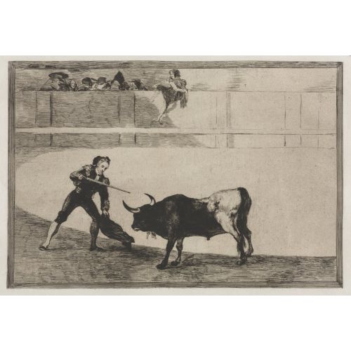 Francisco Goya, Bullfights Pedro Romeo Killing The Halted Bull